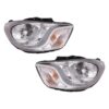 Coppia Fari Anteriori Destro + Sinistro Hyundai I-10 2011-2013 – Parabola Cromata, originale 921020X120, 921010X120
