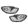 Coppia Fari Anteriori Destro + Sinistro Hyundai I-10 2011-2013 – Parabola Nera, originale 921020X220, 921010X220