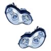 Coppia Fari Anteriori Destro + Sinistro Mercedes Classe C W203 2003, originale A2038203059, A2038203861