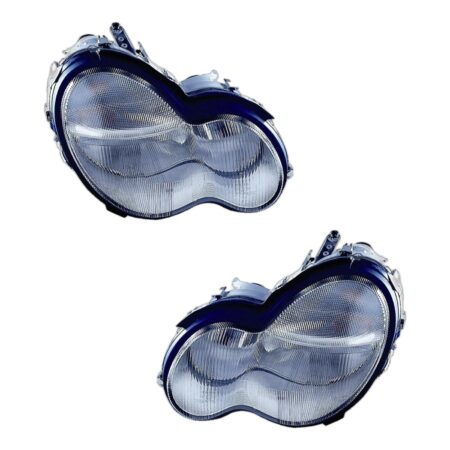 Coppia Fari Anteriori Destro + Sinistro Mercedes Classe C W203, originale A2038200261, A2038200161