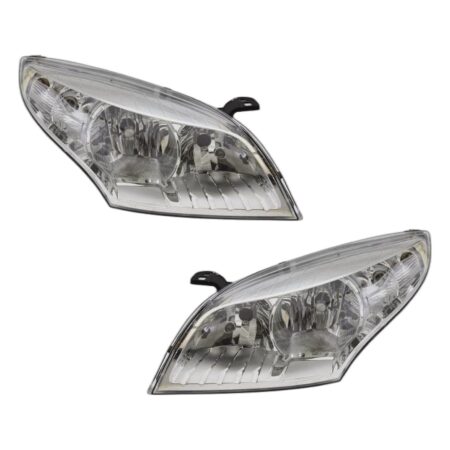Coppia Fari Anteriori Destro + Sinistro Renault Megane 2008-2011 - Parabola Cromata