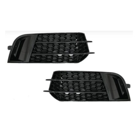 Kit Griglie Paraurti Anteriore Audi A1 e RS1 dal 2014 Nera, originale 8XA807681B9B9, 8XA807682B9B9