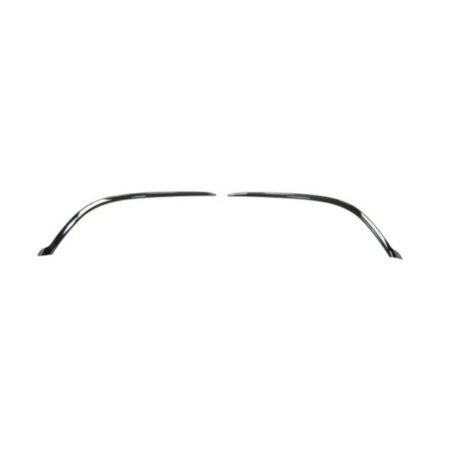 Kit Modanature Griglie Paraurti Anteriore Destra e Sinistra Renault Scenic - Grand Scenic dal 2016 Cromata con Foro Fendinebbia