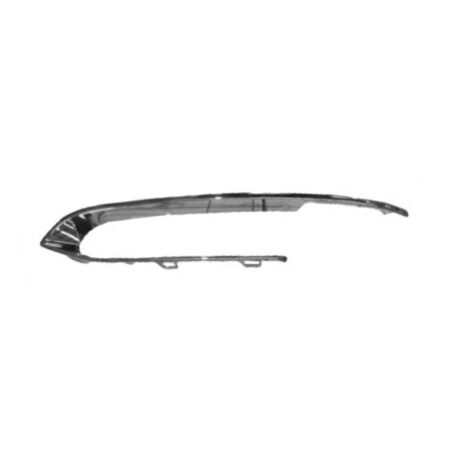 Modanatura Griglia Paraurti Anteriore Sinistra BMW Serie 5 F10/F11 dal 2013 Luxury Cromata, originale 51117331769