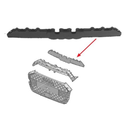 Supporto Griglia Inferiore Audi A1 dal 2018, originale 82A8536439B9
