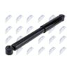 Ammortizzatore Posteriore Sinistro o Destro Citroen C2 2003-2012 / C3 2003-2009, originale 5206AN, 5206AP