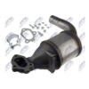 Catalizzatore Fiat Panda 1.3JTD 2003+ / Punto 1.3JTD 2003+ / Lancia Ypsilon 1.3JTD 2003+ Euro 4, originale 21734D, 55289D