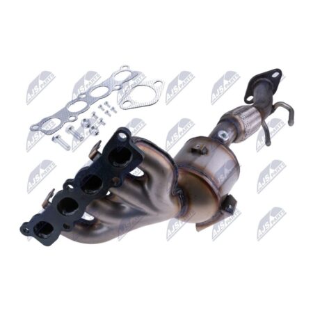 Catalizzatore Ford Focus III 1.6TI 2011-2020; C-Max II / Grand C-Max 1.6TI 2010+ 2019 Euro 5, originale 1684938, 1695722