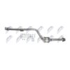 Catalizzatore Mercedes Classe C W203 C180 / C200 / C230 2002+ / 4 Euro 3 – foto 3