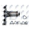 Catalizzatore Opel Astra H 1.6 2004+ / Meriva A 1.6 2006+ / Vectra C 1.6 2005+ / Zafira B 1.6 2005+ – foto 5