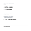 Kompatible OE-Nummern Scheinwerfer Links Toyota Land Cruiser J70 2024+ – Halogen H4 Manuelle Verstellung (81170-60U60, 8117060U60). Kundenservice WhatsApp +39 340 887 3668