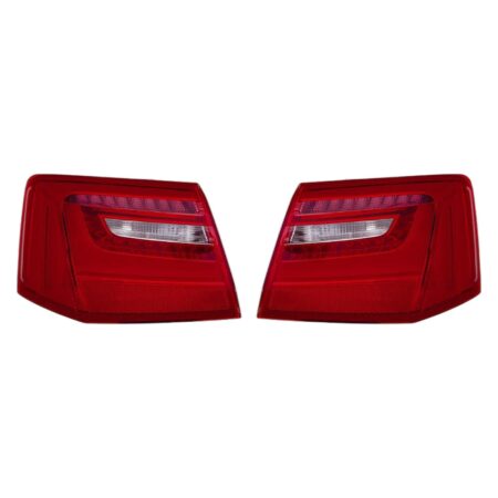 Paar Rückleuchten Rechts + Links Audi A6 2011+ - Limousine – Mit LED außen, Originalnummer 4G5945096A, 4G5945096G