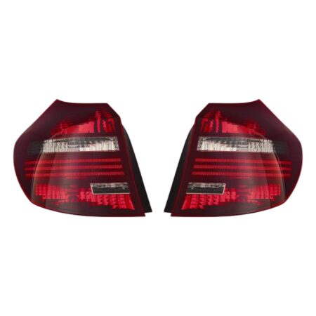 Paar Rückleuchten Rechts + Links BMW Serie 1 2007+ – Dunkler Untergrund, Originalnummer 63210432622, 63210432621
