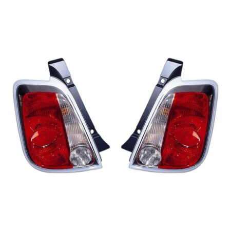 Paar Rückleuchten Rechts + Links FIAT 500 2007-2009, Originalnummer 51787493, 51787494