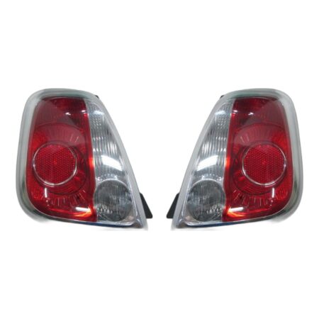 Paar Rückleuchten Rechts + Links FIAT 500 2007-2009 – Cabrio, Originalnummer 51885546, 51885550