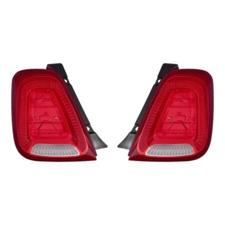 Paar Rückleuchten Rechts + Links FIAT 500 2015+ – Version 1, Originalnummer 52007422, 52007424