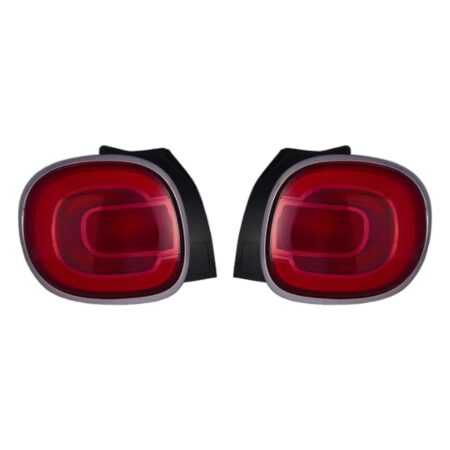 Paar Rückleuchten Rechts + Links FIAT 500L 2012+ – Chromrahmen, Originalnummer 51883571, 51883572