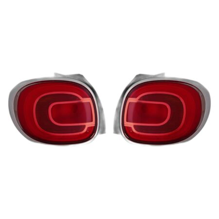 Paar Rückleuchten Rechts + Links FIAT 500L 2012+ – Satinierter Rahmen Modell Trekking, Originalnummer 51945058, 51945059