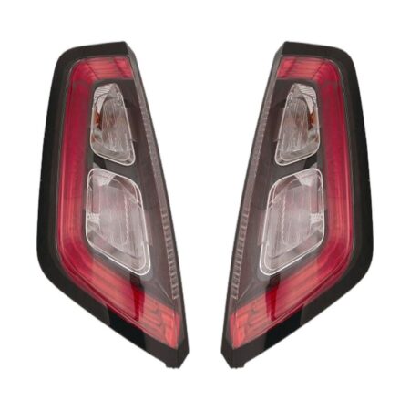 Paar Rückleuchten Rechts + Links FIAT Grande Punto 2012+ – Modell Evo Innenkante Schwarz Mit Led Schraubverbindung
