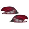 Coppia Fanali Posteriori Destro + Sinistro Peugeot 208 2015-2018, originale 9810430580, 9825601180