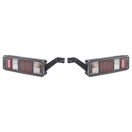 Paar Rückleuchten Rechts + Links Universal Lastkraftwagen Hybridtechnologie 24V – Mit LED-Umfangslicht, Originalnummer