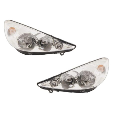 Coppia Fari Anteriori Destro + Sinistro Peugeot 206 Plus 2008+, originale 6206P3, 6208P3