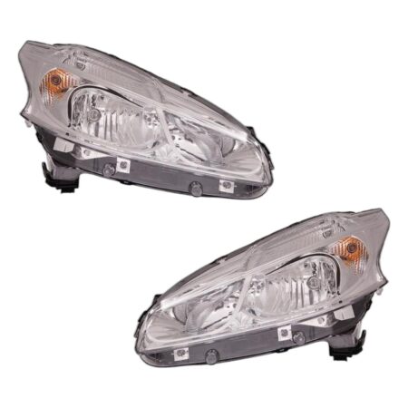 Coppia Fari Anteriori Destro + Sinistro Peugeot 208 2012-2014, originale 1685351480, 9802221280