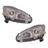 Coppia Fari Anteriori Destro + Sinistro Peugeot 208 2012-2014 – C/Luce Diurna A Led, originale 1608206680, 1609697280
