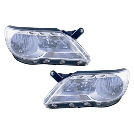 Coppia Fari Anteriori Destro + Sinistro Volkswagen Tiguan 2007-2008, originale 5N1941032H, 5N1941032P
