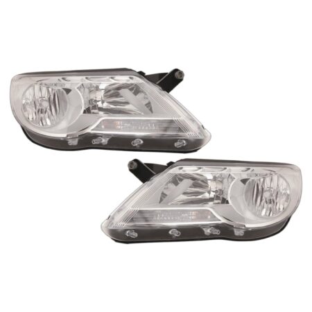 Coppia Fari Anteriori Destro + Sinistro Volkswagen Tiguan 2009-2010, originale 5N1941032AB, 5N1941032R