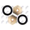Set Staubschutzmanschette und Anschlagpuffer Stoßdämpfer Hinten Audi A3 2003-2012 Polyurethan PU Thermoplast – Bild 4