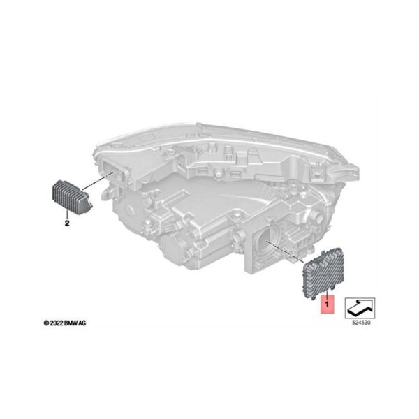 Modulo LED Faro – BMW – 5A641B2-01 – foto 3