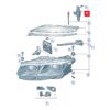 Modulo LED Luce Diurna DRL Destro – Volkswagen Touareg CR7 – 761998478C – foto 3