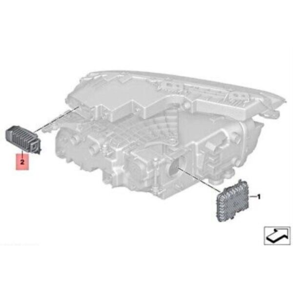 Modulo LED Luce Diurna DRL Destro – BMW 6311 5A5F626 – 5A5F626 – foto 2