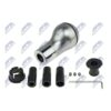 Pomello Leva Cambio BMW Serie 1 E81 / E82 / E87 2004+ / Serie 3 E90 / E91 / E92 / E93 2005+ Argento Opaco Cromato – foto 2