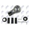 Pomello Leva Cambio BMW Serie 1 E81 / E82 / E87 2004+ / Serie 3 E90 / E91 / E92 / E93 2005+ Argento Opaco Cromato – foto 3
