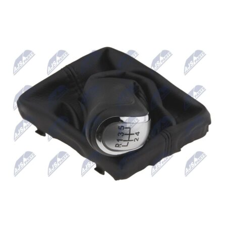 Pomello Leva Cambio con Cuffia Audi A4 2007+ / A5 2007+ / A6 2004+ / Q5 2008+ 5 Marce Cromato