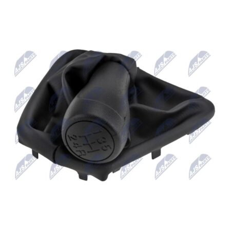 Pomello Leva Cambio con Cuffia Fiat Fiorino 2007+ / Qubo 2008+ / Citroen Nemo 2008+ / Peugeot Bipper 2008+ 5 Marce