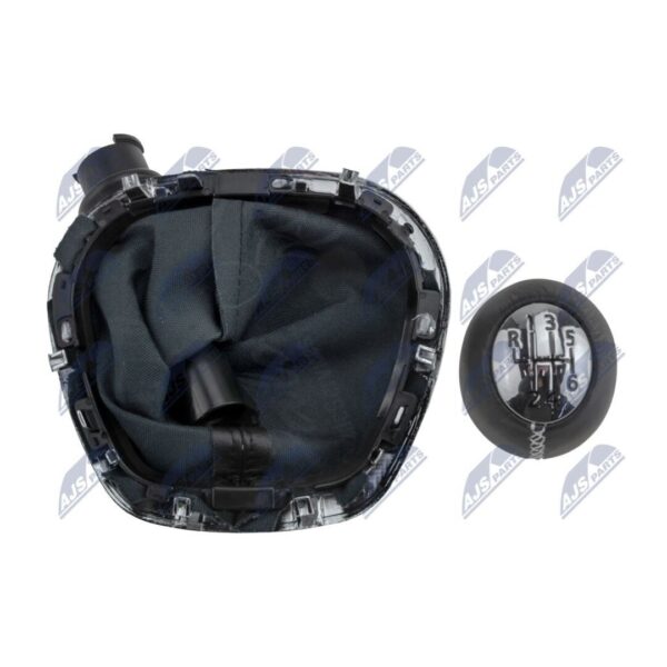 Pomello Leva Cambio con Cuffia Opel Vivaro B 2014+ / Renault Trafic III 2014+ 6 Marce Pomello in Pelle – foto 3