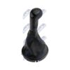 Pomello Leva Cambio con Cuffia Skoda Fabia II 2007+ / Roomster 2006+ 5 Marce Nero, originale 5J0711113C, 5J0711113G