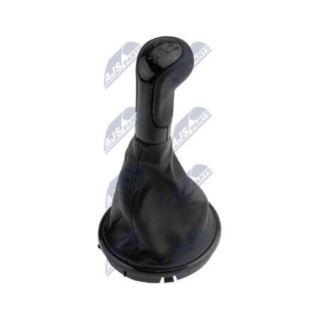 Pomello Leva Cambio con Cuffia Skoda Fabia II 2007+ / Roomster 2006+ 5 Marce Nero, originale 5J0711113C, 5J0711113G
