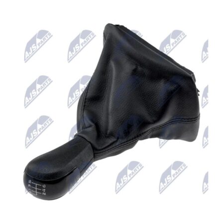 Pomello Leva Cambio con Cuffia Skoda Octavia II 2004+ 6 Marce, originale 1Z0711141A, 1Z1711115B
