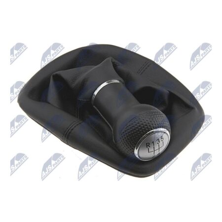 Pomello Leva Cambio con Cuffia Volkswagen Bora 1998-2005 / Golf IV 1998-2005 5 Marce Argento