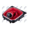 Schaltknauf mit Manschette Volkswagen Golf V 2003+ / Golf VI 2008+ / Golf Plus 2005+ 5-Gang Rot