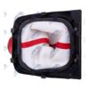 Schaltknauf mit Manschette Volkswagen Golf V 2003+ / Golf VI 2008+ / Golf Plus 2005+ 5-Gang Rot – Bild 2