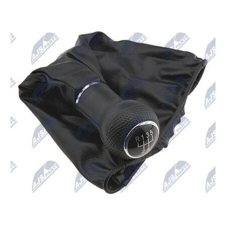 Pomello Leva Cambio con Cuffia Volkswagen Lupo 1998-2005 / Polo 1995-2002 5 Marce, originale 114970, 6N0711118B