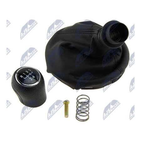 Pomello Leva Cambio con Cuffia Volkswagen Transporter T5 2003-2015 5 Marce, originale 7E0711113