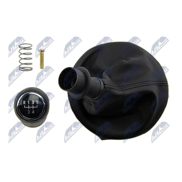 Pomello Leva Cambio con Cuffia Volkswagen Transporter T5 2003-2015 5 Marce – foto 3