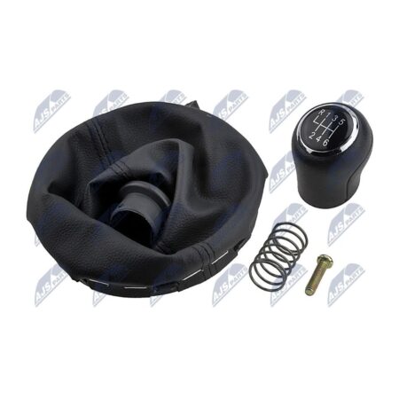 Pomello Leva Cambio con Cuffia Volkswagen Transporter T5 2003-2015 6 Marce, originale 7H0711113B