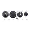 Pomello Leva Cambio Fiat 500 2007+ Nero Effetto Fibra di Carbonio Tappo Nero – foto 2
